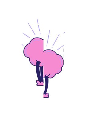 Geleneksel dövme stili ağaç çiziminin bölünen hareket canlandırması