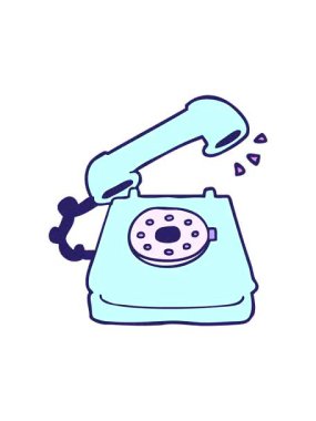 karikatür eski telefon animasyonunun piksel efekti