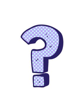 karikatür karalama soru işaretinin animasyonunu bob ve duraklat