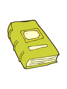 Çizgi film eski kitabının renk animasyonu değişiyor