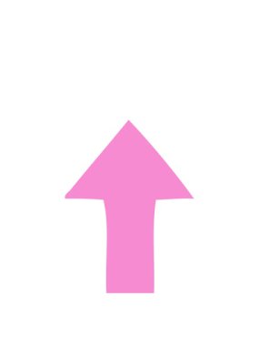 Noktalı okun düz renk retro karikatürünü genişletiyorum