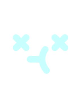 Belirsiz şaşı yüz simgesinin basınçlı animasyonu