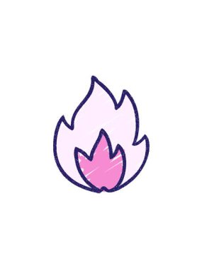 Flame Chalky Çiziminin yıldız patlaması etkisi animasyonu