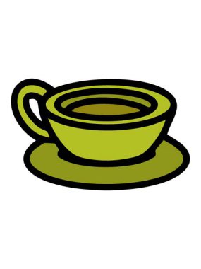 Geleneksel Brezilya kahvesinin renk değiştiren animasyonu