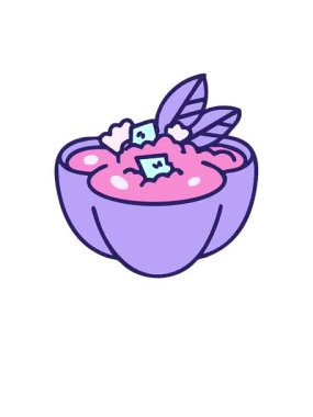 Geleneksel sıcak Brezilya feijoada yahnisinin yükseliş ve yüzme animasyonu