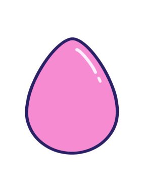 Tatlı Paskalya yumurtası tasarımının basınçlı animasyonu