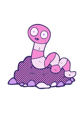 Bob ve Solucan çizgi filminin animasyonunu durdur.