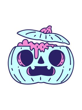 Pırıl pırıl Cadılar Bayramı Balkabağı animasyonu