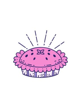 Geleneksel dövmenin canlandırmasının dönen hareketli animasyonu inanılmaz bir turta.