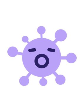 Esneyen virüsün basınçlı animasyonu