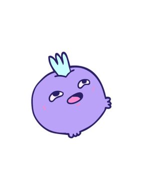 Çizgi film karalamalarının satış animasyonu Mutlu kök sebzeler