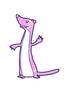 neon ışık efektleri sansar çizgi filminin animasyonu