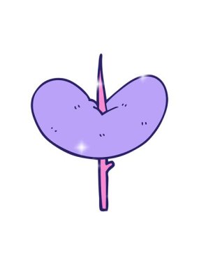 Bir sosisin karikatür karalamalarının ışıltı etkisi