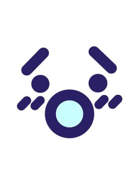 Şok olmuş yüz simgesinin hareketli animasyonu