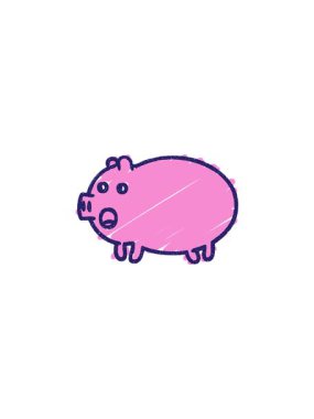 Domuz Tebeşiri Çiziminin Satış Animasyonu