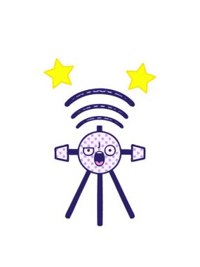 dönen yıldızlar bir uydunun çizgi roman tarzı animasyonu