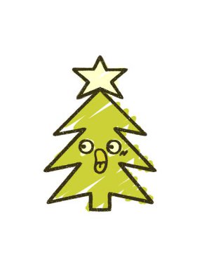 Noel Ağacı Tebeşir tasarımının renk animasyonu değişiyor