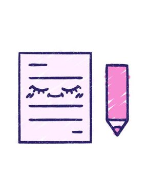 Kağıt Tebeşir Çiziminin hareketli animasyonu