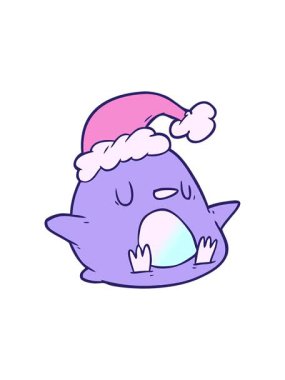 Tatlı xmas pengueninin basınçlı animasyonu