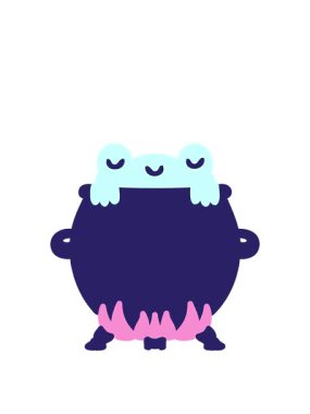 Bir kazanda kurbağanın animasyonunu büyütmek