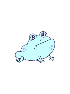 El çizimi kurbağaların gösterişli satış animasyonları