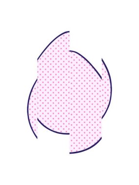 Çizgi roman stili karikatür yumurtasının bölünmüş hareketi.