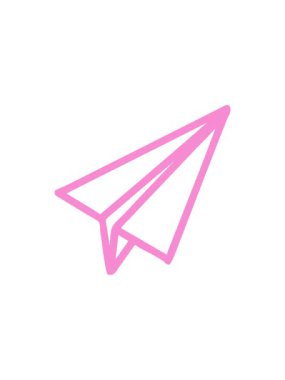 Kağıt düzlem simgesinin yıldız patlaması etkisi canlandırması