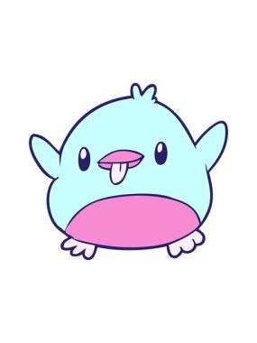 Noel pengueninin sevimli çizgi filminin basınçlı animasyonu