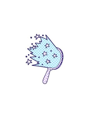 Çizgi film sihirli aynasının gösterişli satış animasyonu