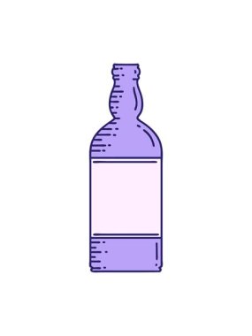 Bir dövmenin geleneksel biberon tarzında canlandırmasını piksel hale getir