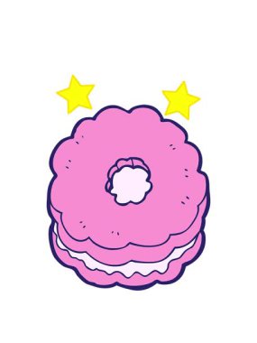 dönen yıldızlar çizgi film bisküvisinin animasyonu