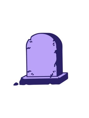 Geleneksel bir mezar taşı stili olan dövmenin yatay titreşimli animasyonu