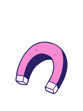 mıknatıs karikatür ögesinin canlandırması açılıyor