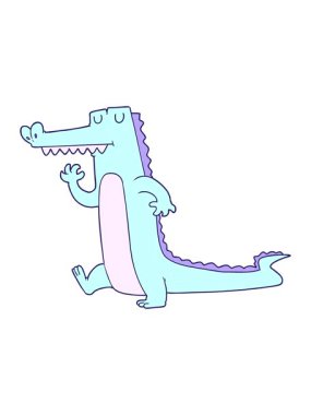 Timsah çizgi filminin animasyonunu çalıştır