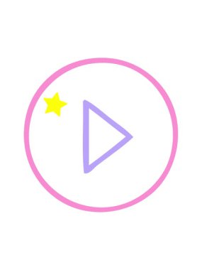 Parıldayan yıldızlar oyun simgesinin canlandırmasını etkiler