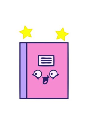 dönen yıldızlar sevimli bir defter çizgi filminin animasyonu