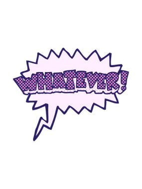 Bob ve Duraklat çizgi roman konuşma balonu çizgi filminin animasyonunu Ne olursa olsun bağır