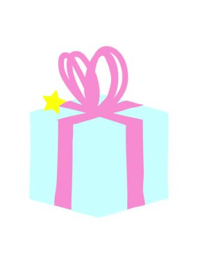 Parlayan yıldızlar hediye paketinin animasyonunu etkiler.