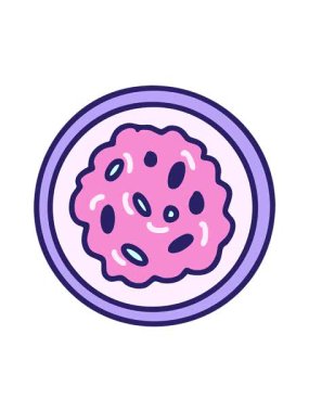 Brezilya geleneksel pirinç yemeğinin limonlu çizgi filminin dönen hareket animasyonu