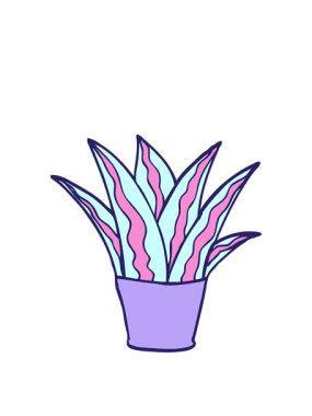 Çizgi film çizim evi bitkisinin animasyonunu genişletiyor.