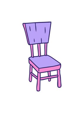 el çizimi ahşap bir sandalyenin karalamalarının animasyonunu bob ve duraklat