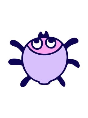 el çiziminin neon ışık efekti çizgi film böceği animasyonu