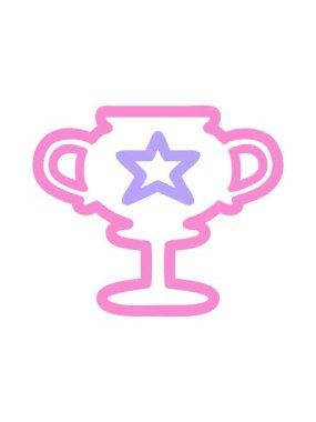 Ödül kabı simgesinin titreyen hareketi simgesi