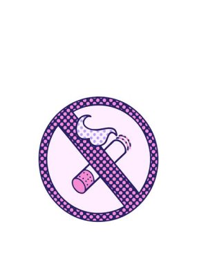 Çizgi roman tarzında sigara içilmeyen bir çizgi filmin animasyonunu genişletiyorum.