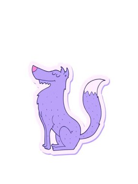 Çizgi film kurdu çıkartmasının animasyonunu genişletiyorum.