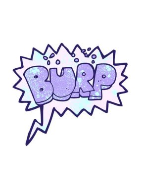 El yazması konuşma baloncuğunun hareketli animasyonunu geğirmeli çizgi film metni biçiminde salla