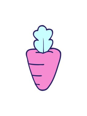 karikatür karikatür sağlıklı havuç hareketli animasyon