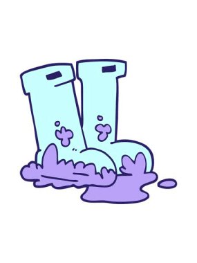 Çizgi film karikatür Wellingtons animasyonunu güçlendir