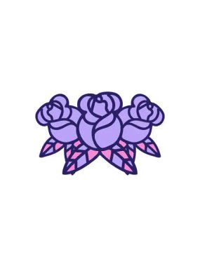 Bir buket çiçeğin tasarımının gösterişli satış animasyonu