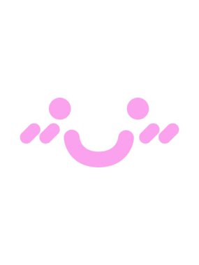 Kızaran mutlu yüz simgesinin neon ışık efekti animasyonu